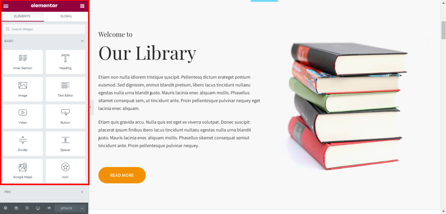 Library Books Theme Documentation