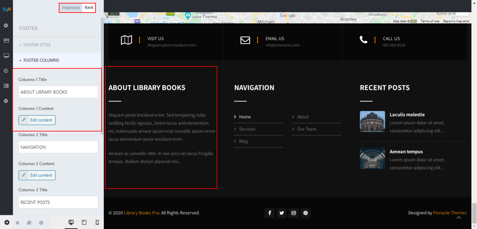 Library Books Theme Documentation