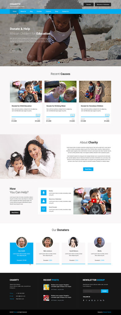 NGO WordPress theme