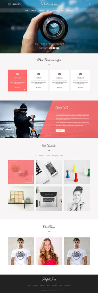 portfolio WordPress theme
