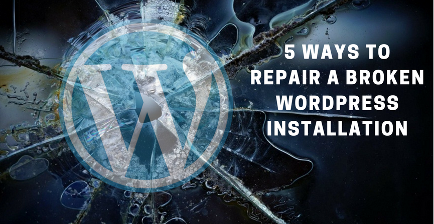 Repair Broken WordPress Installation
