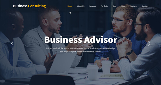 Business Consulting WordPress Theme