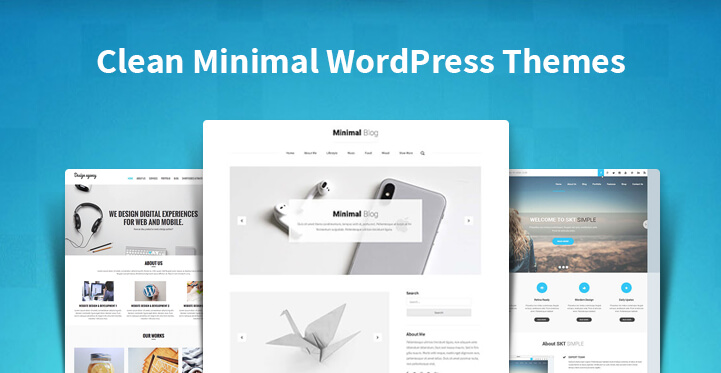 Clean Minimal WordPress Themes