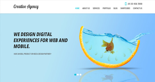 Creative Agency WordPress Theme