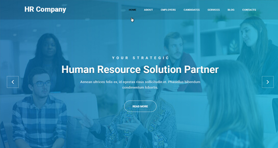 HR Management WordPress Theme