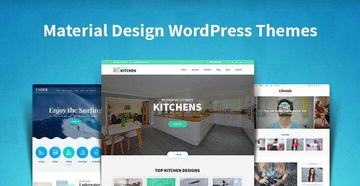 Material Design WordPress Themes