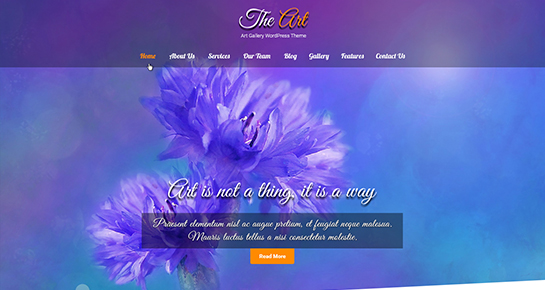 The Art WordPress Theme