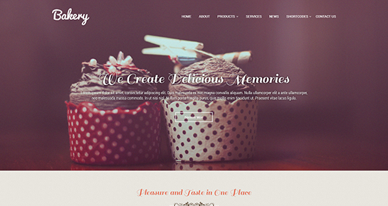 We Bake WordPress Theme