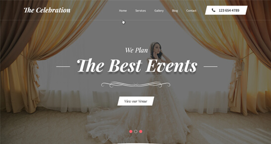 Banquet Hall WordPress Theme