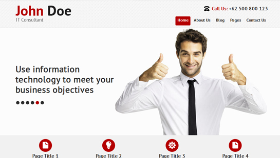 IT Consultant WordPress Theme
