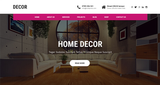 Home Decor WordPress Theme