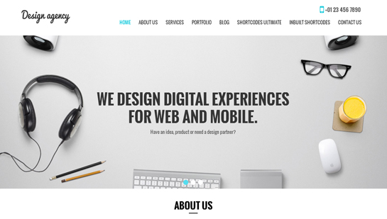 Design Agency WordPress Theme