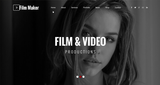 FilmMaker WordPress Theme