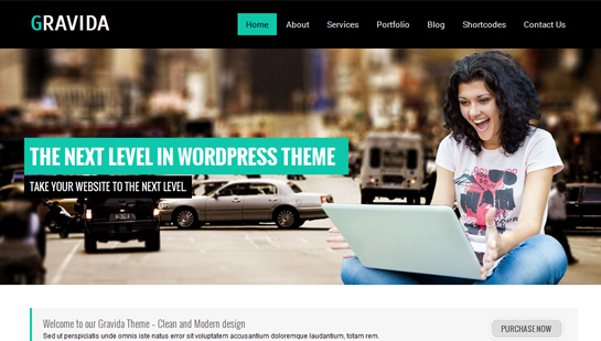 Gravida WordPress Theme
