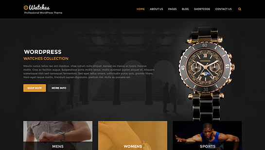 Luxury WordPress theme