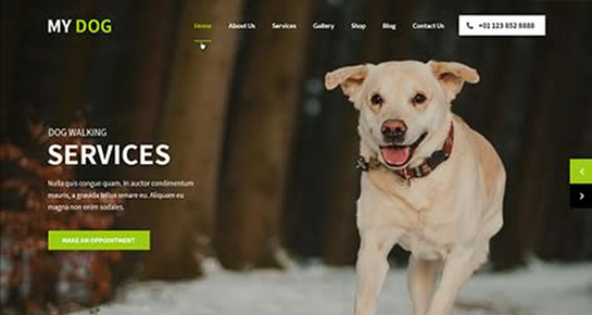 My Dog WordPress Theme