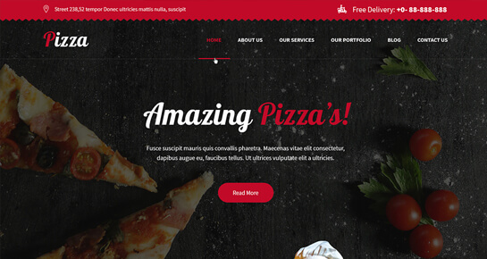 Pizza WordPress Theme