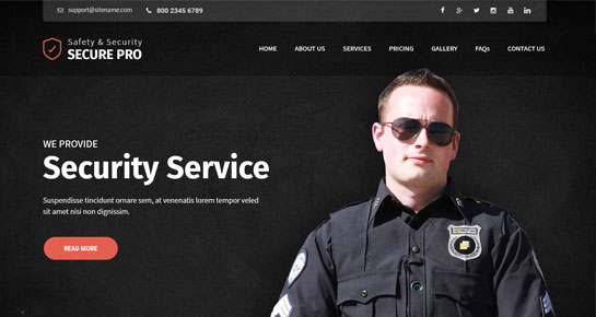 Security Guard WordPress Theme