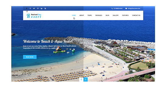 SKT Beach WordPress Theme