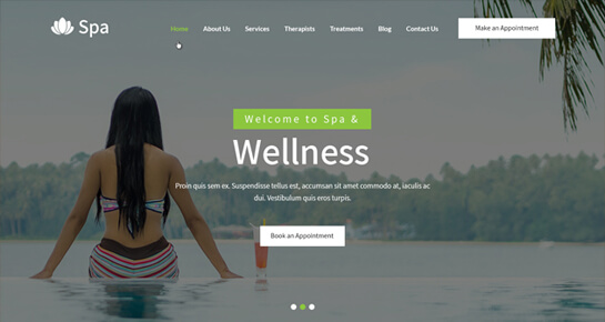SKT Spa WordPress Theme