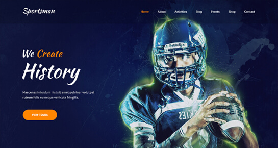 Sportsman Pro WordPress Theme