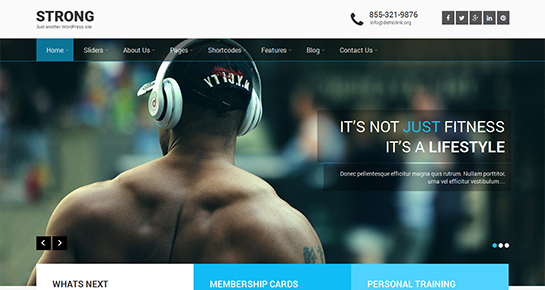 Strong WordPress Theme