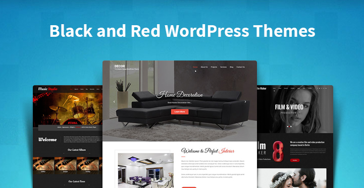 Black and Red WordPress Themes