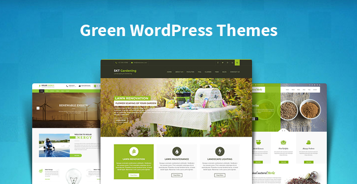 Green WordPress themes
