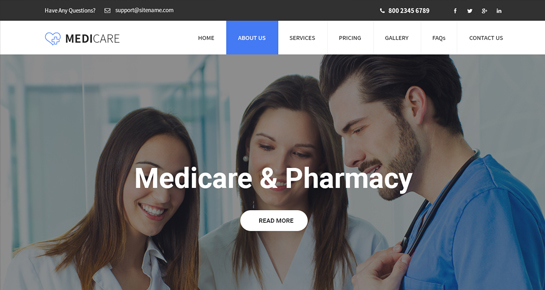 Medicare Pro WordPress Theme