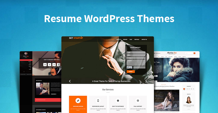 resume WordPress themes