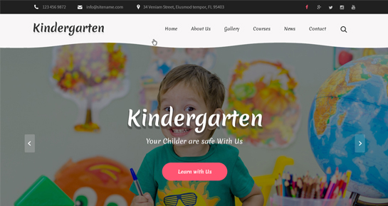 Kindergarten WordPress Theme
