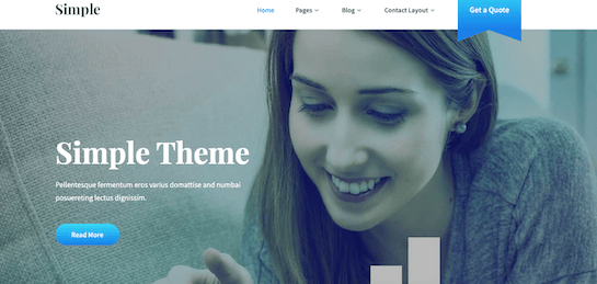 simple theme