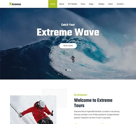 Adventure Tours WordPress Theme