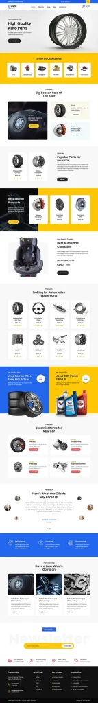 Auto Parts WordPress Theme