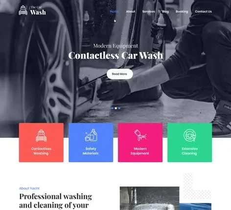 Car Wash WordPress Theme