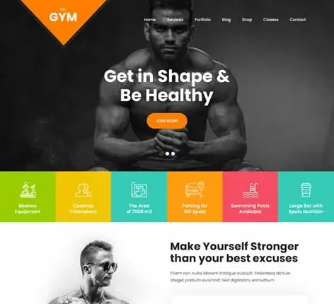 Fitness Coach WordPress Theme
