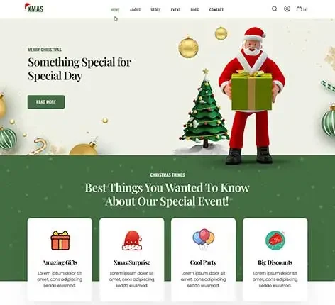 Santa WordPress Theme