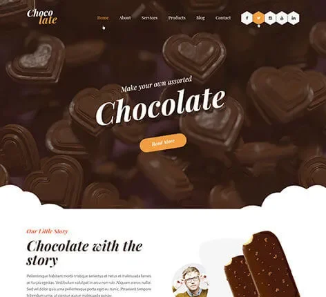 Sweet Shop WordPress Theme