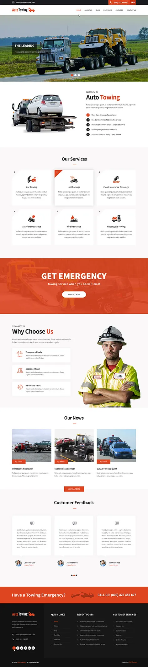 Auto Repair Shop WordPress Theme