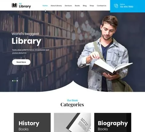 Book Archive WordPress Theme
