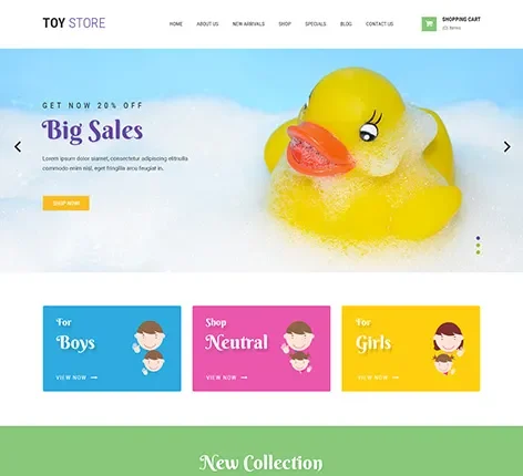 Toy Shop WordPress Theme