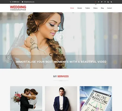 Videographers WordPress Theme