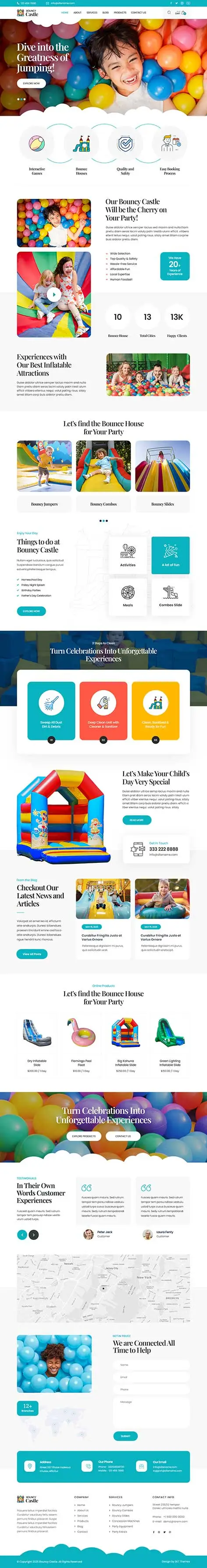 Party Tent WordPress Theme