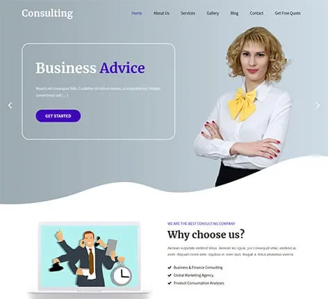 Accounting Website Template
