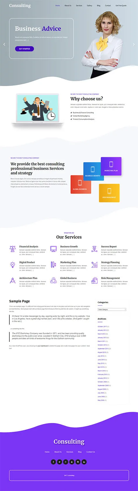 Accounting Website Template