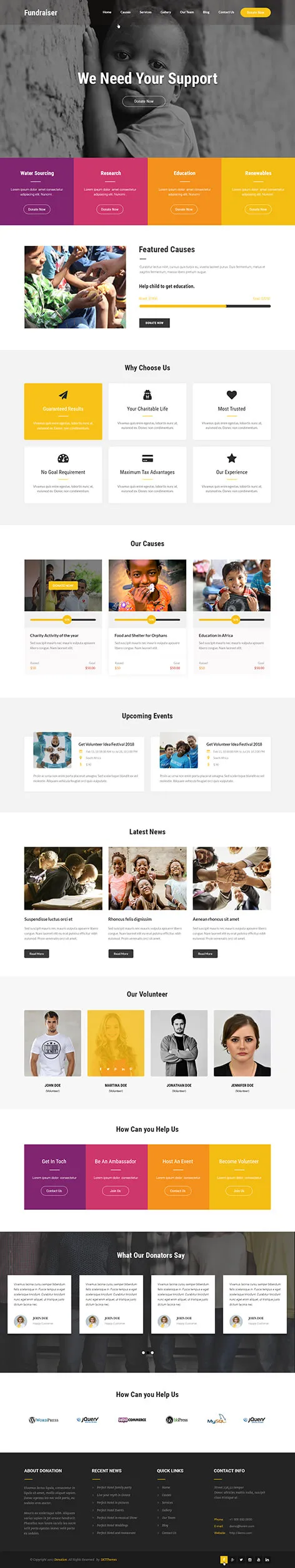 Advocacy Group Wordpress Theme