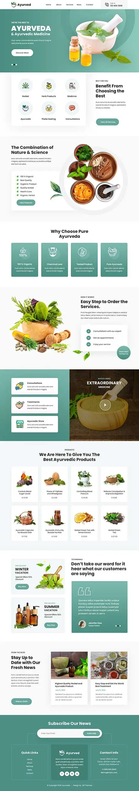 Aesthetic Wordpress Theme