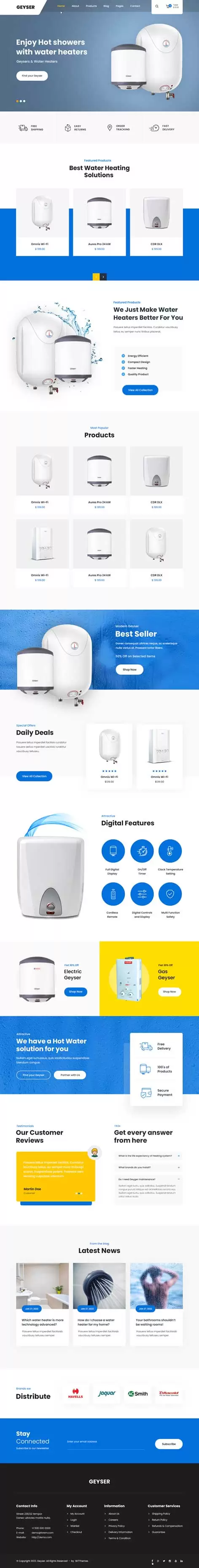 Appliances WordPress Theme