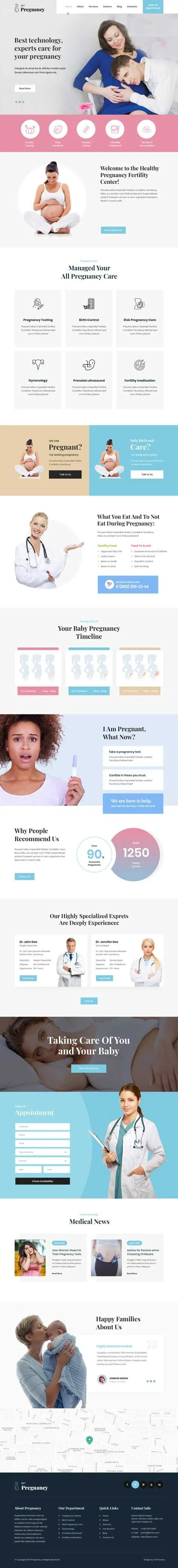 Appointment Booking WordPress Theme