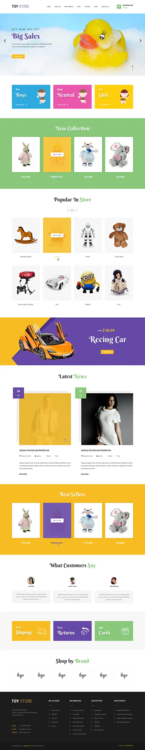 Baby Products WordPress Theme